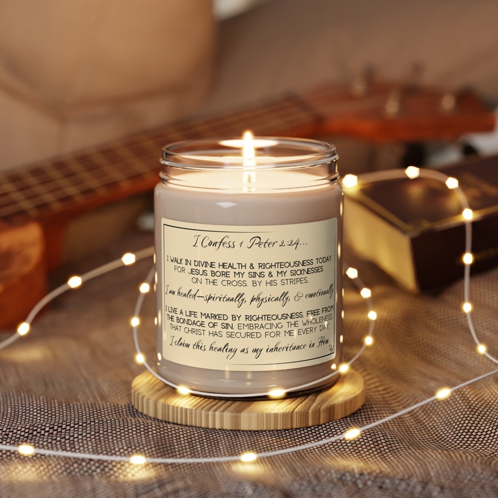 scented candles with sayings