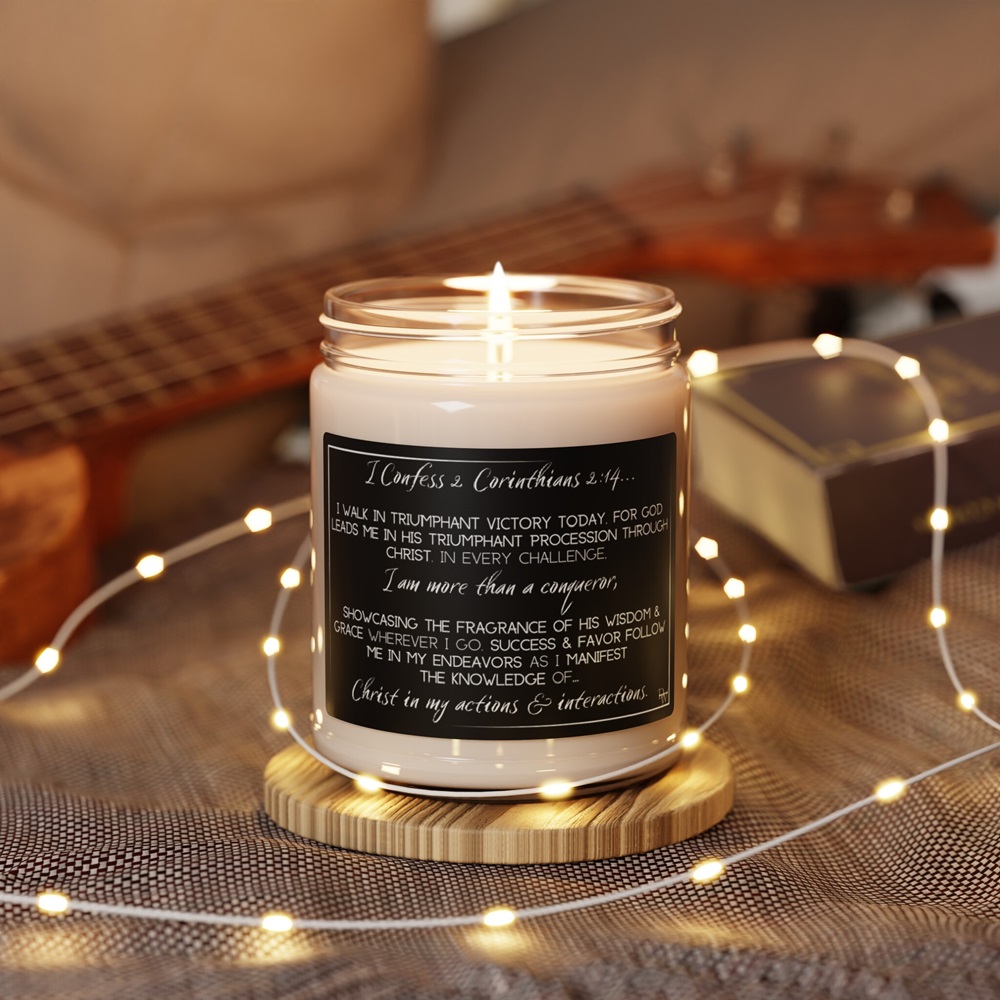 pillar candles with sayings