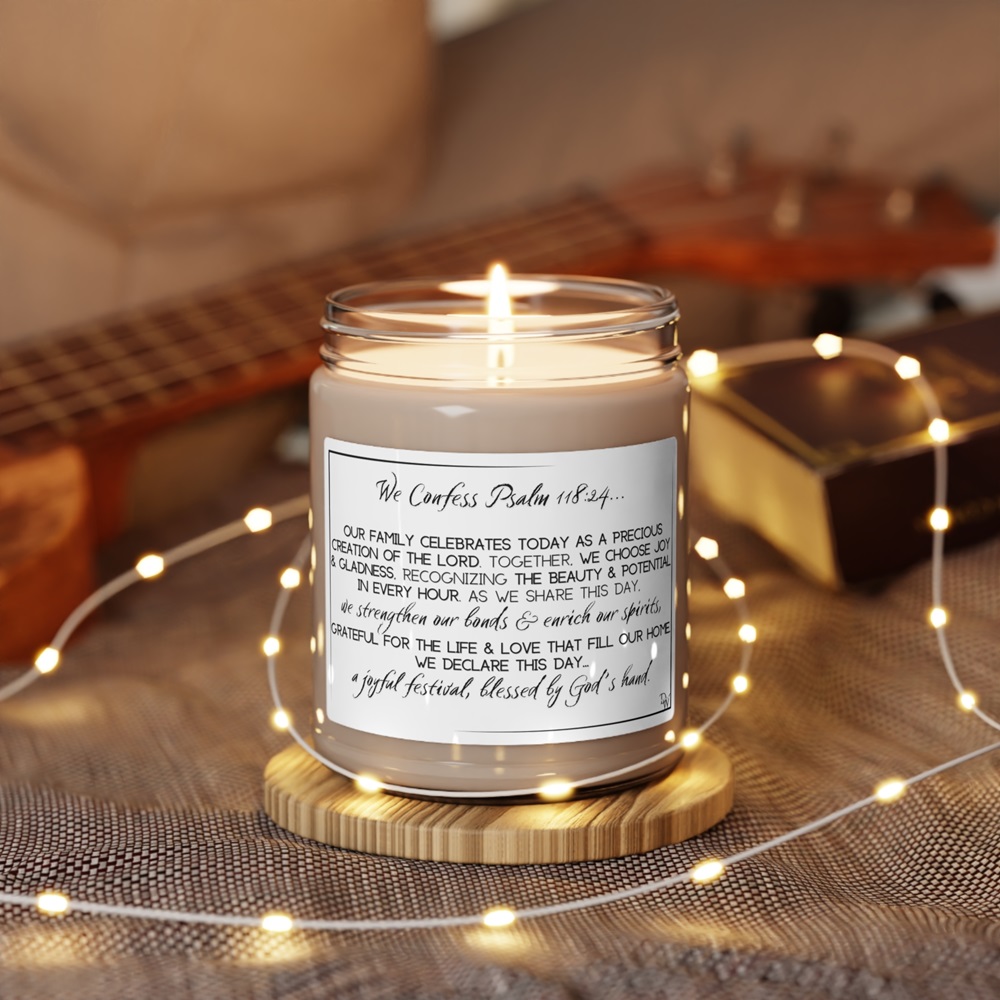 scented candles with sayings